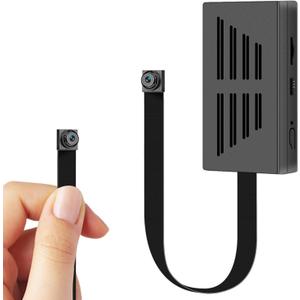 VHLTTYV Mini Video Cameras 1080P Mini Portable Nanny Video Recorder with Motion Detection Security Cameras for Home, Office