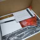 Furologee 5-Tier Ladder Shelf, Ladder Bookshelf with Removable Drawer, Rustic Bookcase Storage Rack Organizer, Wood Metal Freestanding Storage Shelf for Living Room, Home Office, Bedroom, Balcony