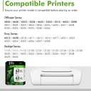 63 63Xl Ink Cartridge Combo Pack Replacement for HP63Xl Black and Color Work for HP Envy 4520 4512 Officejet 3830 4650 5258 5255 4655 5200 Deskjet 1112 2130 3630 Printer 2-Pack