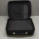 Fireproof Document Box with Lock, 5200F Fireproof Water Resistant Hard Case File Organizer Safe Box for Important Documents, Certificates, Laptop, Passports (Black)