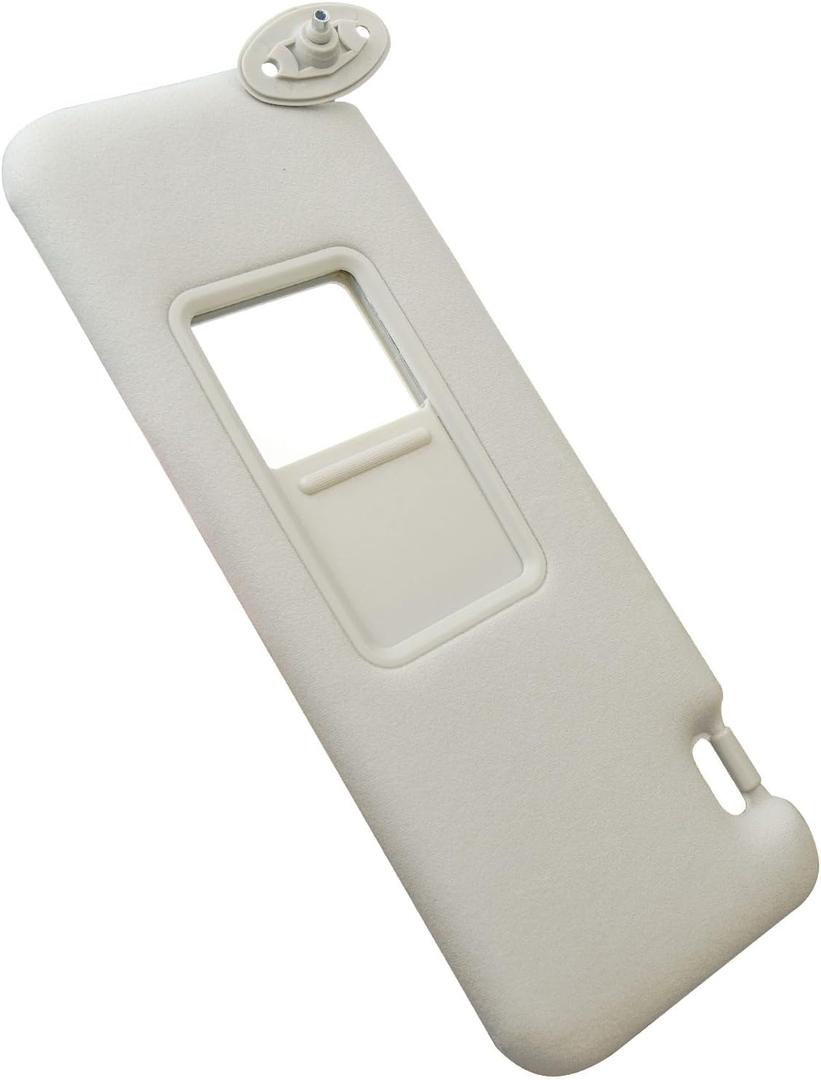 Sun Visor Left Driver Side Fit for Toyota Scion TC 2005 2006 2007 2008 2009 2010 Replace 74320-21210-B2 74320-21150-B1 74320-21170-B0, Gray Sunscreen Cover