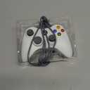 XYAB Wired Controller for X - Box 360  USB Gamepad Joystick Pad with Dual Vibration  Compatible with X-Box 360 Console & PC Windows  Ergonomic White Gaming Controller