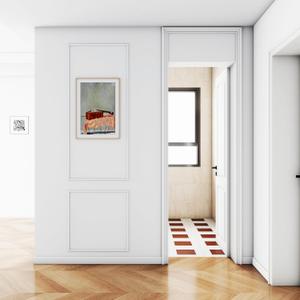 Pangda Peel and Stick Wall Molding Kit, 3D Premade Accent Molding Wainscoting Panel for Interior Wall Moulding Decor, Ready to Assemble Wainscoting Accent Panel Pangda Peel and Stick Wall Molding Kit, 3D Premade Accent Molding Wainscoting Panel for Interior Wall Moulding Decor, Ready to Assemble Wainscoting Accent Panel