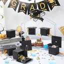 COTOPHER 100 Pcs Graduation Candy Boxes, Class of 2026 Graduation Cap Gift Boxes with Gold Tassel, DIY Graduate Decoration Box for Ceremony Party Small Treat Chocolate Box