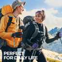 rivmount Winter Gloves Women Men, Cold Weather Touch Screen Liner Glove, Windproof 3-Layers, for Running, Cycling, Biking, Hiking, Driving (Small, Purple)