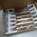 Set of 6 Traditional 5" Center to Center Antique Brass Cabinet Handles  Sturdy and Stylish Pulls for Kitchen Drawer Vintage Hardware