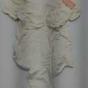 FeelinGirl Short Sleeve Bodysuit for Women V Neck Tummy Control Shapewear Seamless Thong Body Suits Tops (X-Large, Creamy White)