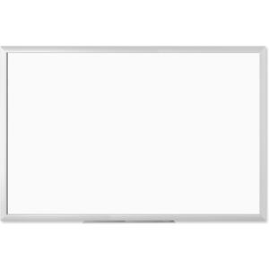 U Brands Magnetic Whiteboard, 36" x 24", Wall Mounted Dry Erase Board with Silver Aluminum Frame, White Board for Home, Office, Classroom