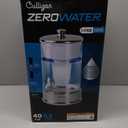 ZeroWater 40-Cup Ready-Pour 5-Stage Round Glass Water Filter Dispenser with 5-Stage 0 TDS Water Filter  IAPMO Certified to Reduce Lead, Chromium, and PFOA/PFOS
