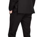 Kenneth Cole Men's Performance Fabric Tuxedo, Formal Suit for Black Tie, 42, Black