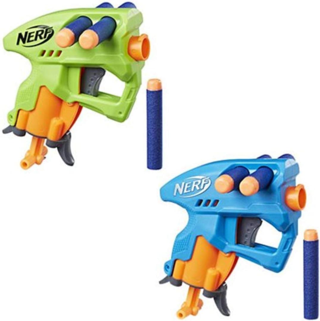 Nerf Nanofire Blue Blaster and Combats