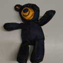 Unbreakable Bear Dog Toy for Aggressive Chewers Dog Companion Dog Toy Squeaky Stuffed Plush Dog Toys for Heavy Chewers (Dark Blue)