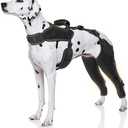 Furtent Dog ACL Brace Hind Leg - Provides Joint Protection and Warmth, Upgraded Adjustable Leg and Hip, Dogs Rear Leg Wrap Harness Set for Leg Wound Care and Lick Prevention, XXL