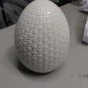 Egg Home Decor, Size 4.72in dia x 6.14 in h (12 cm x 15.6cm)