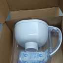 Brita Large Water Filter Pitcher for Tap and Drinking Water, Includes 1 Standard Filter, BPA-Free, Lasts Two Months, 10-Cup Capacity, Bright White