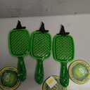 3 x WICKED Travel Hair Brushes Pack of 3