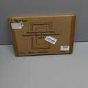 Heimlove 8x12 Aluminum Metal Frame, Black Photo Frame 6x8 with Mat or 8x12 Without Mat for Table Top Display and Wall Mounting, Wall Hook Hanging Hardware Included