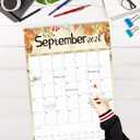 GuassLee Large Wall Calendar 2026-2027,24-Month Vertical Wall Calendar Runs from Jan. 2026 to Dec. 2027, 22"x15" Hanging Monthly Planner with Thick Paper Watercolor Design for Easy Organizing