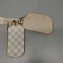 Local Girl Dual Wristlet in Khaki Checker