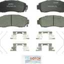 BOSCH BC1521 QuietCast Premium Ceramic Disc Brake Pad Set - Compatible with Select Acura RDX, TLX; Honda Accord Crosstour, CR-V, Crosstour, Odyssey, Passport; Subaru Legacy; FRONT