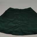 Women's Elegant Silk Satin Wrap Mini Skirt High Waist Lace Trim Mini Bow Tie A-Line Short Skater Skirt XS