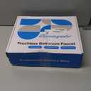 Charmingwater Touchless Bathroom Sink Faucet with Automatic Sensor, Motion Bathroom Faucet with Hole Cover Plate, Brushed Nickel