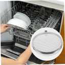 UPKOCH Dishwasher Basket 7.08X7.08X1.96 Inch Small Mesh Basket for Forks Knives Storage with Drainage Holes Kitchen and Baking Utensils Organizer