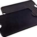 Victoria 20-by-14-Inch Rectangular Cast Iron Griddle, Preseasoned Reversible Griddle