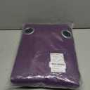 NICETOWN 100% Blackout Curtains 2 Panels with Black Liners, Royal Purple, 42-inch W by 54-inch L, Thermal Insulated Full Blackout 2-Layer Lined Drapes, Noise Cancellation Window Drapes for Dining Room