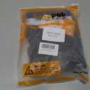 Lelepet Fleece Dog Sweater Zip Up Dog Fleece Jacket Reflective Warm Sweatshirt for Cold Weather Soft & Lightweight Pet Sweater Vest for Puppy Small Medium Large Dogs(XS-3XL) (Gray)