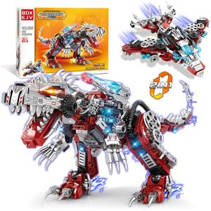 STEM 2 in 1 Dinosaurs Building Kits 422PCS, Compatible with Normal Dinosaurs Bricks, Toys for Kids Age 6-10 Year Old, Educational Building Sets Best Gifts for Boy 6-10