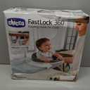 Chicco FastLock 360 Rotating Hook-On High Chair, Portable High Chair for Babies and Toddlers, Sets up in Seconds, Charcoal/Grey