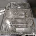 Wearable Usherette Serving Trays Set, 3 Stainless Steel Pan