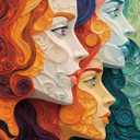 Vibrant Female Portrait Jigsaw Puzzles for Adults 1000 Pieces, Difficult Puzzles Perfect for Game Night, Great Gift Idea, Size 26.65 x 19.25 in