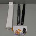 Ravinte 12 Inch Folding Shelf Brackets - Matte Black Collapsible Heavy Duty Brackets for Table Bench - Space Saving, 2 Pack