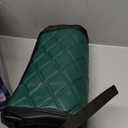 NOKINS Golf Cart Seat Covers Fit Club Car Precedent/DS/EZGO RXV/TXT/Yamaha Drive Aftermarket Standard Rear Seat Cushion, No Stapler, Multiple Colors&Breathable (Dark Green&Black)