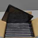 Generic MediaPack4All (4K UHD) Black 12.5mm Double Blu-Ray Case for CD/DVD Storage, Double Capacity (10)