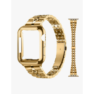 Slim Metal Bands Compatible with Apple Watch 40mm 38mm 41mm 42mm 44mm 45mm, Metal Stainless Steel Chain Strap for Women iWatch Series 9 8 7 6 5 4 3 2 1 SE