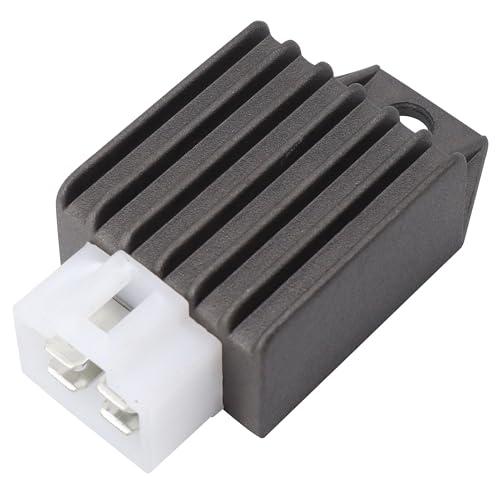 HiSport 4-Pin Voltage Regulator Rectifier - Compatible with Tao Tao 110cc ATA-110B ATA-110D ATA-110F 50cc ATM50 Pony50 VIP Thunder EVO Coolster 110cc 3050A 3050B