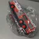 Liberty Imports RC Fire Truck - Big Remote Control Toy Fire Truck - 14" Rescue Fire Engine with Flashing Lights and Siren Sounds, Extendable Rescue Ladder for Kids