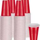 16 oz. - 200 Count Plastic Party Cups - Two-toned Drinking Cups for Party, Events, and Everyday Use