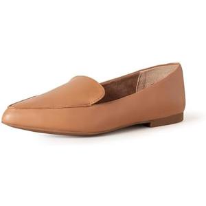Amazon Essentials Women's Loafer Flat, Brown, Size 7,5