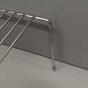 Tomorotec Space-Saving Stainless Steel Storage Rack, 12.8-22.8 in, Silver, Easy to Install, Versatile Design