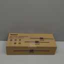 Battery Operated Wall Sconces Set of 2,  12000mAh Rotatable Picture Lights with Remote Control, Dimmable 3000-6500K LED Rechargeable Wall Lights for Living Room Bedroom Mirror, 28.3In (Black)