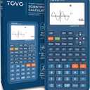 TOVO Scientific Calculator with Graphing Functions, Multiple Modes, 360 Functions, Large Screen, Intuitive Interface for Beginners, High School & Advanced Courses, TS-259 (Developed by CATIGA) (Tovo Navy Blue)