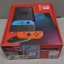 Nintendo Switch with Neon Blue and Neon Red Joy-Con - Handheld Gaming Console (Black)
