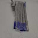 Garden Rake -Small Leaves Rakes for Gardening - 11 Metal Tines 8.5" Wide - 78" Long Handle Leaf Rakes for Lawns Heavy Duty for Yard Lawn Shrub Garden Beds (silver)