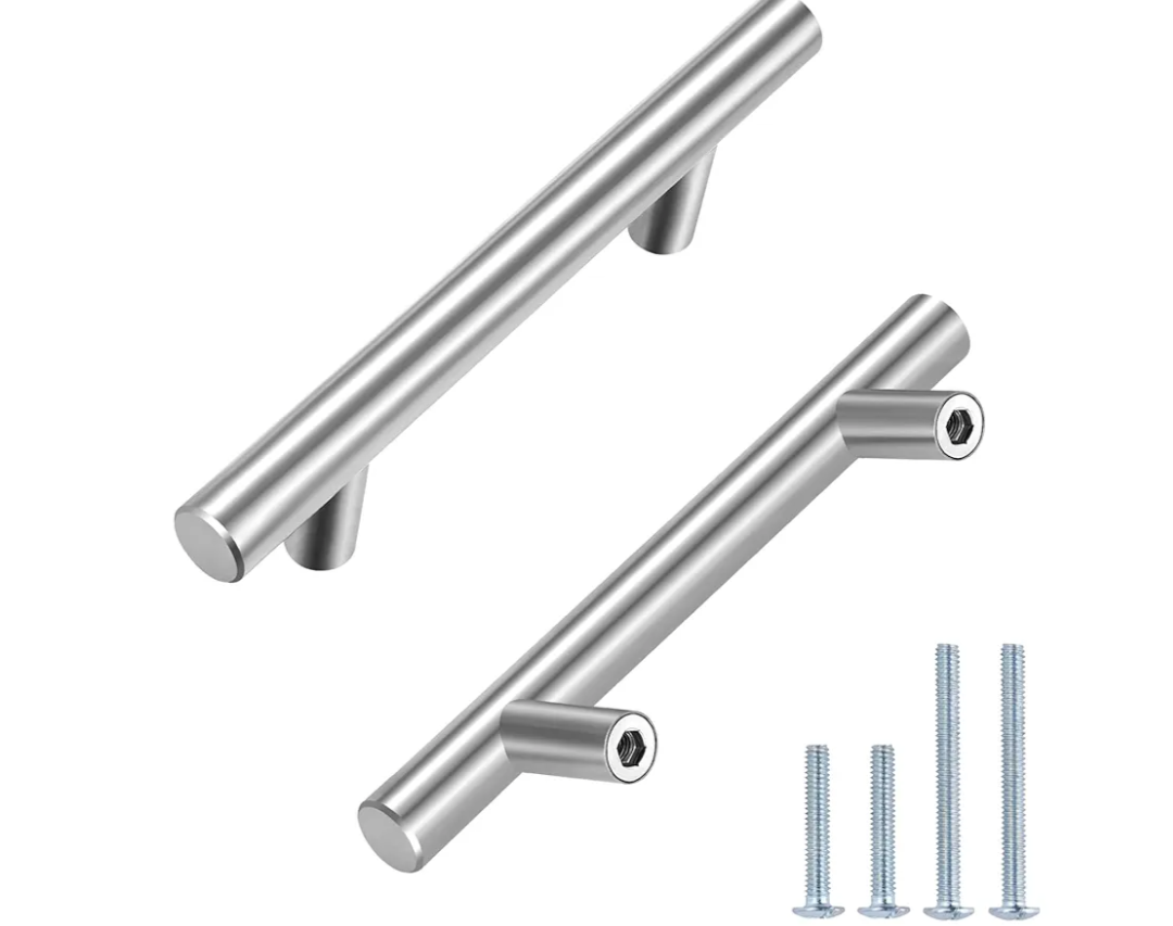 HBL' 1 Pack | 3 Inch Center to Center Brushed Nickel Cabinet Pulls Kitchen Cabinet Handles,Made of Stainless Steel,Ideal for Cabinet,Drawer,Cupboard and Wardrobe