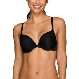Vanity Fair Women's Illumination Front Closure Bra, 3-Way Convertible Straps, Lightly Lined Cups up to DD (Black)