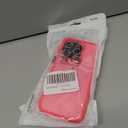 2 x DEERLAMN Matte Case for iPhone 15 Pro 6.1-Inch, [Anti-Fingerprint] Drop Protection Shockproof Translucent Frosted Hard Back Slim Phone Cover, Hot Pink